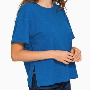 Cotton Slub Short Sleeve - Classic Blue